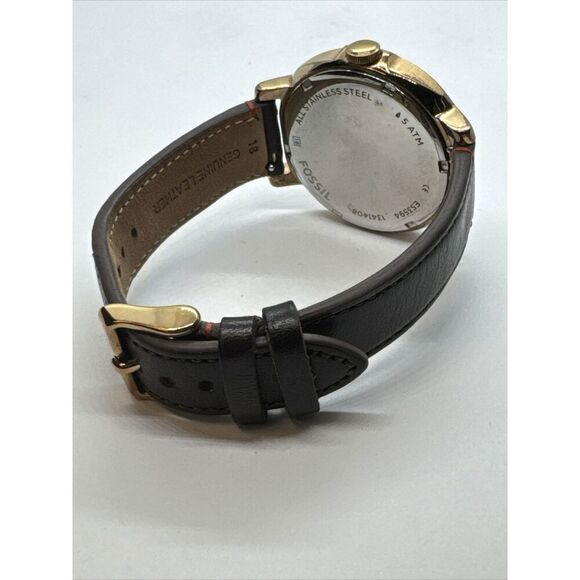 Fossil Chelsey ES3594 Women's Brown Leather Analogue Dial Quartz Watch JNA364 - Picture 10 of 11